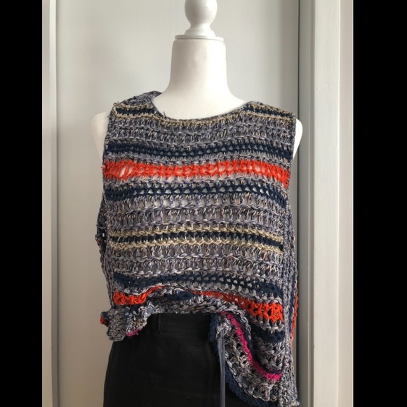 Cable Knit MultiColor tank - Picture 2 of 5